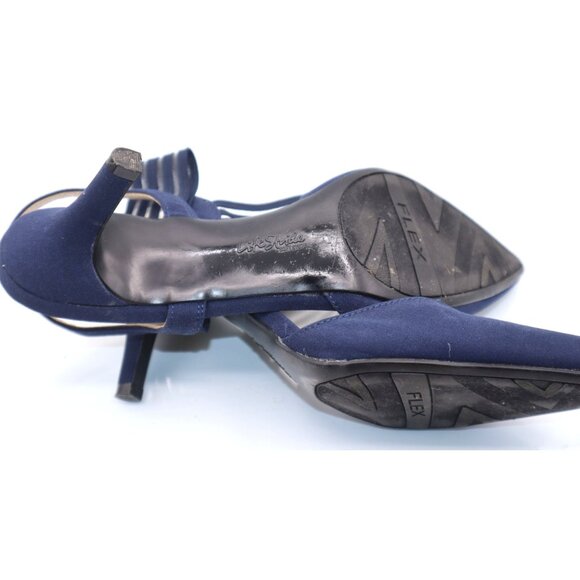 LifeStride Soft System Womens Navy Pointed-Toe Strappy Heels Size 8 Party Siren - Picture 6 of 7